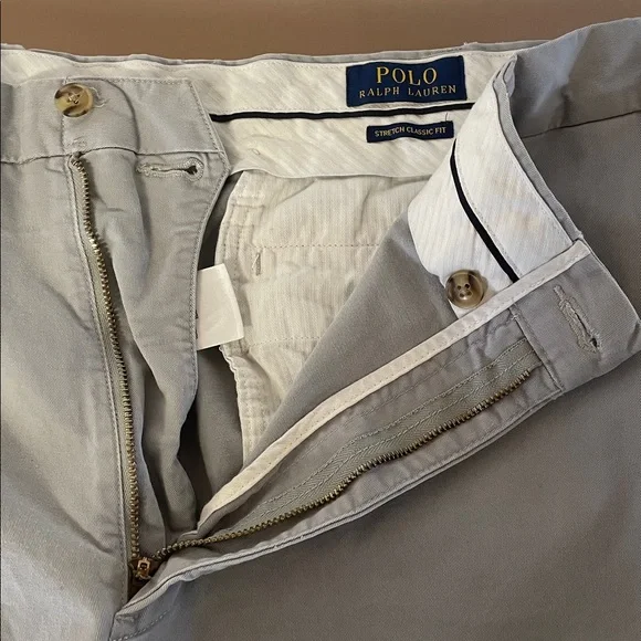 Polo by Ralph Lauren stretch classic fit grey casual golf work pants men’s 40X32 - Picture 14 of 14